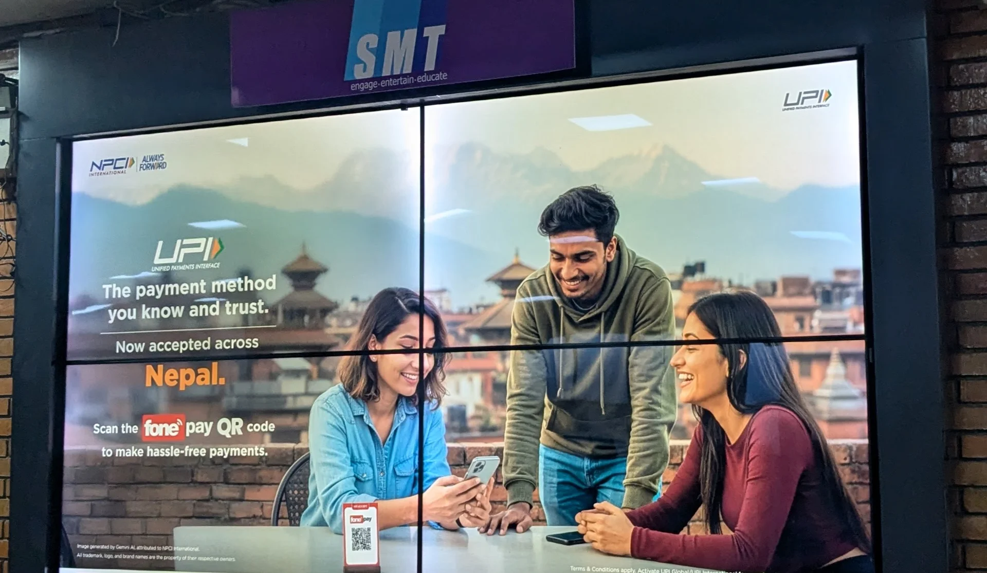 Food payment with UPI