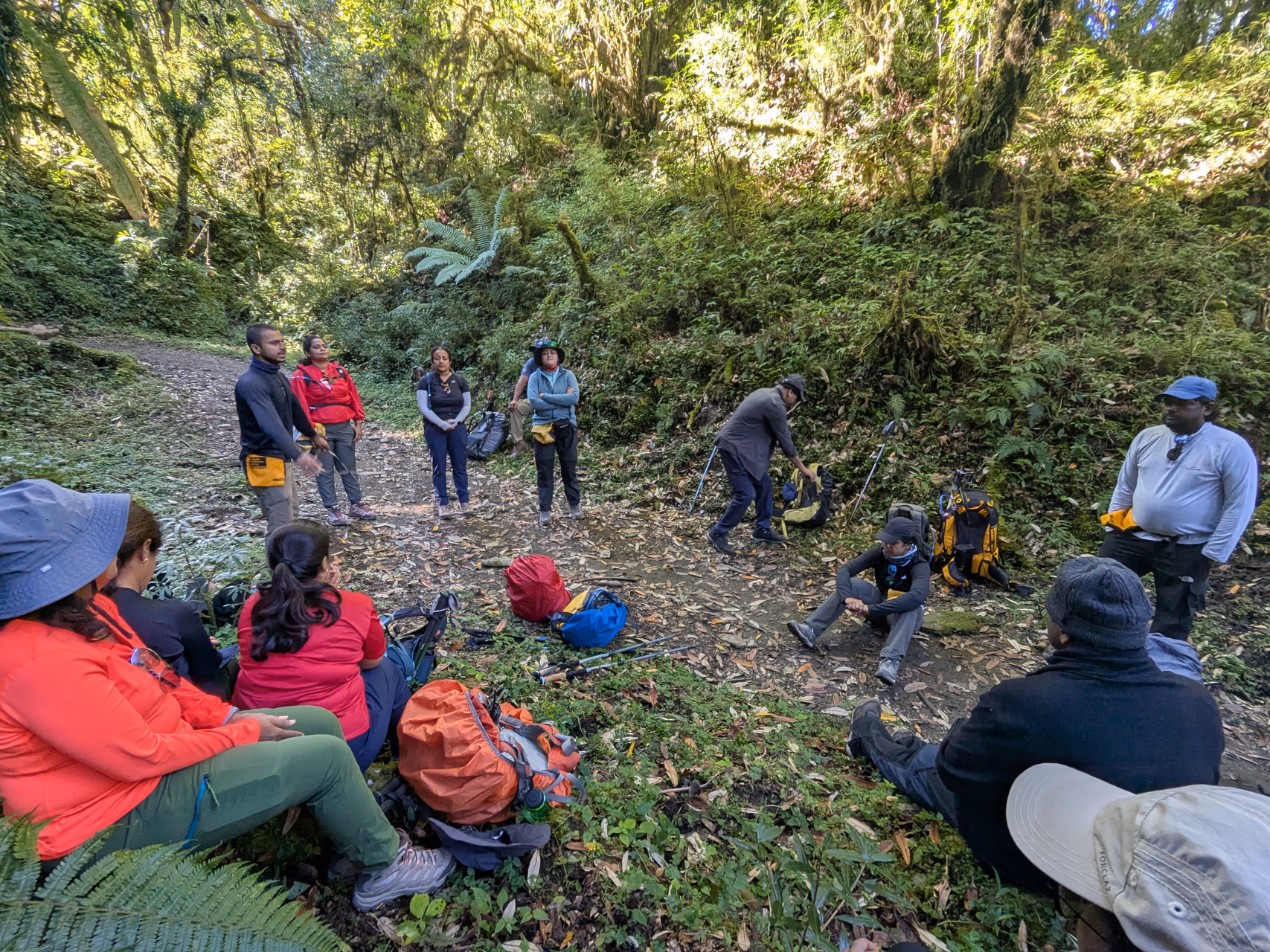 Praveen giving a nature talk