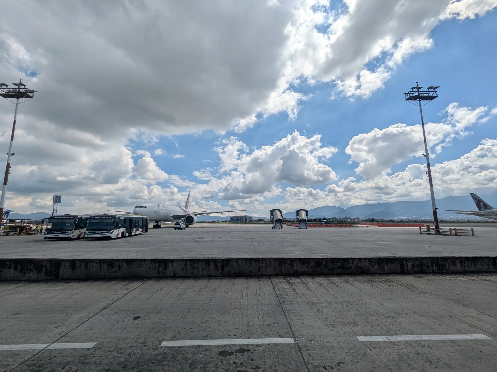 Kathmandu Airport arrival