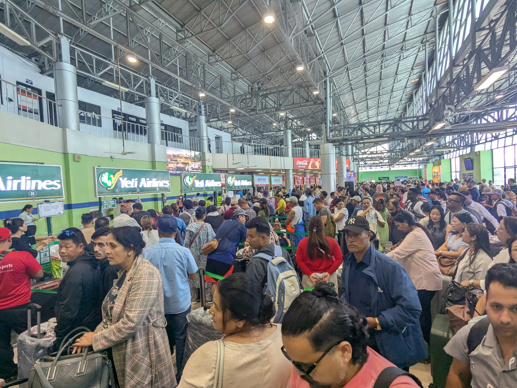 Kathmandu domestic terminal chaos