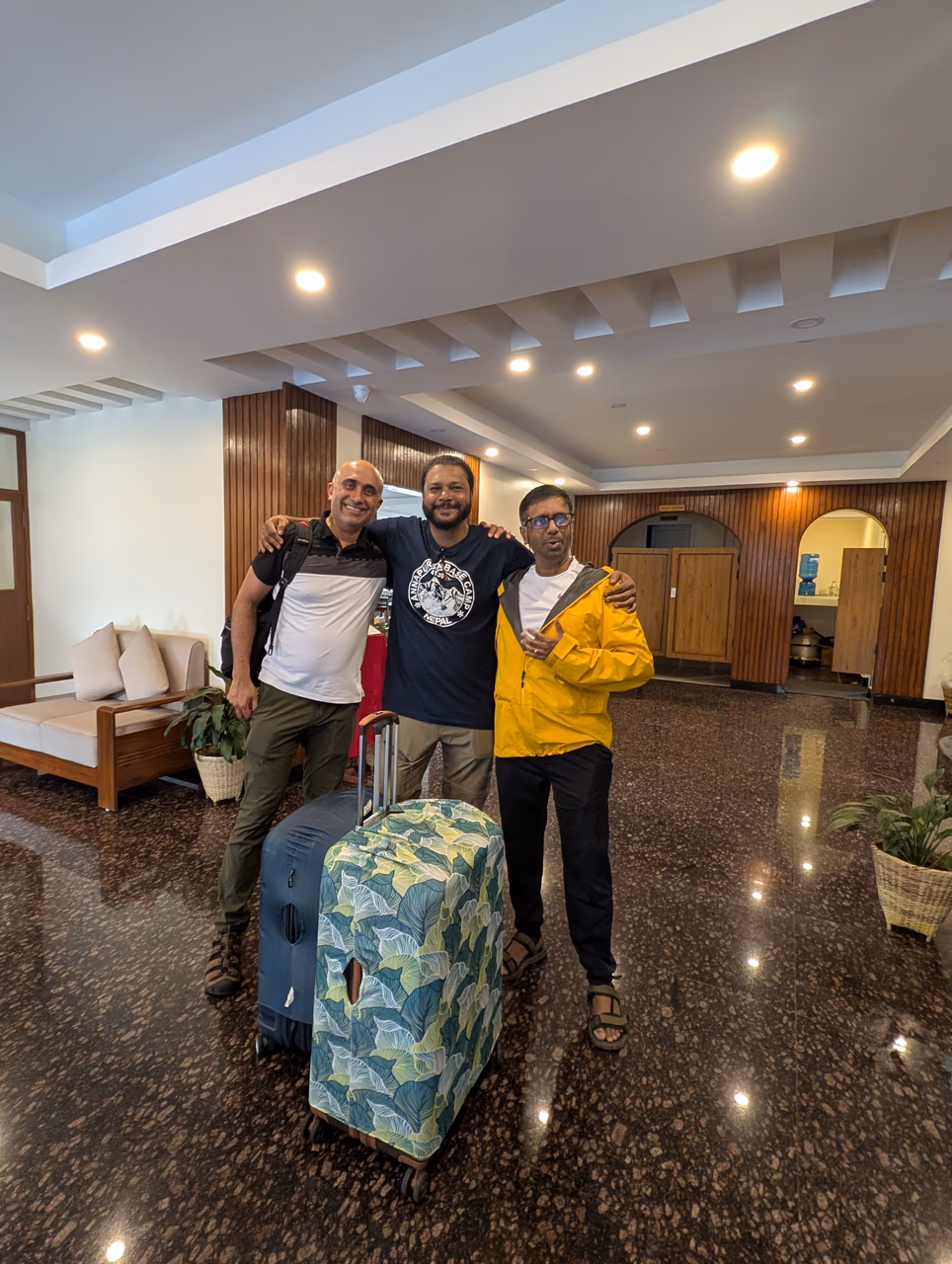 Reunion - George, Boni and Renjith