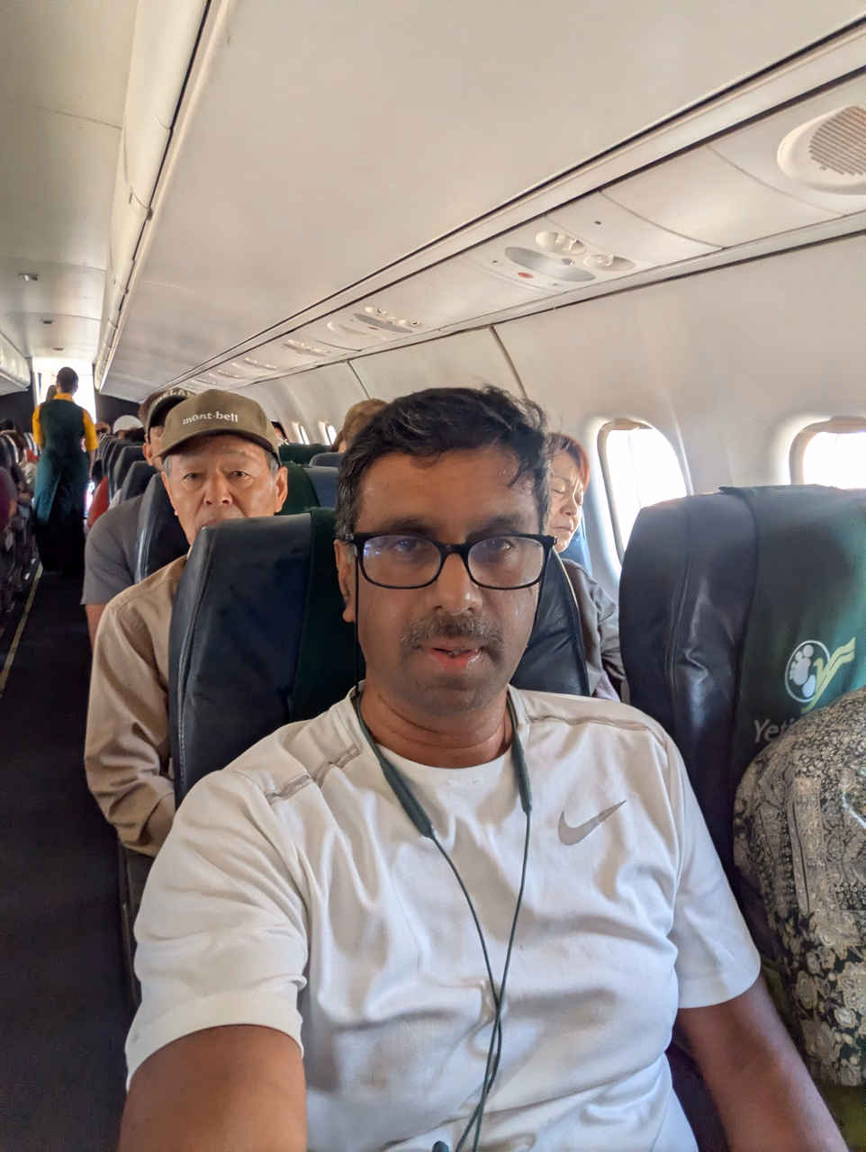 View from the flight