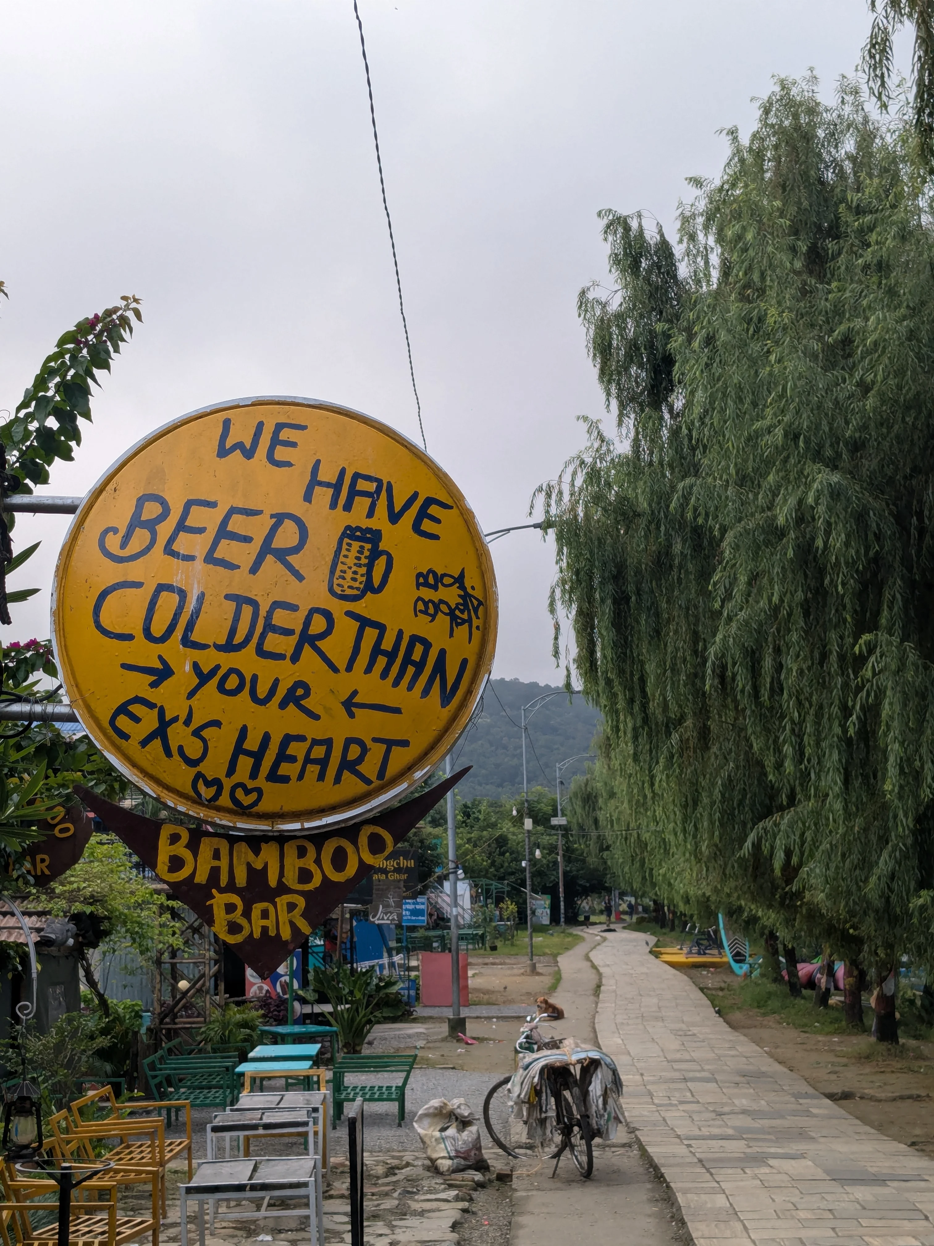 Early morning streets of Pokhara