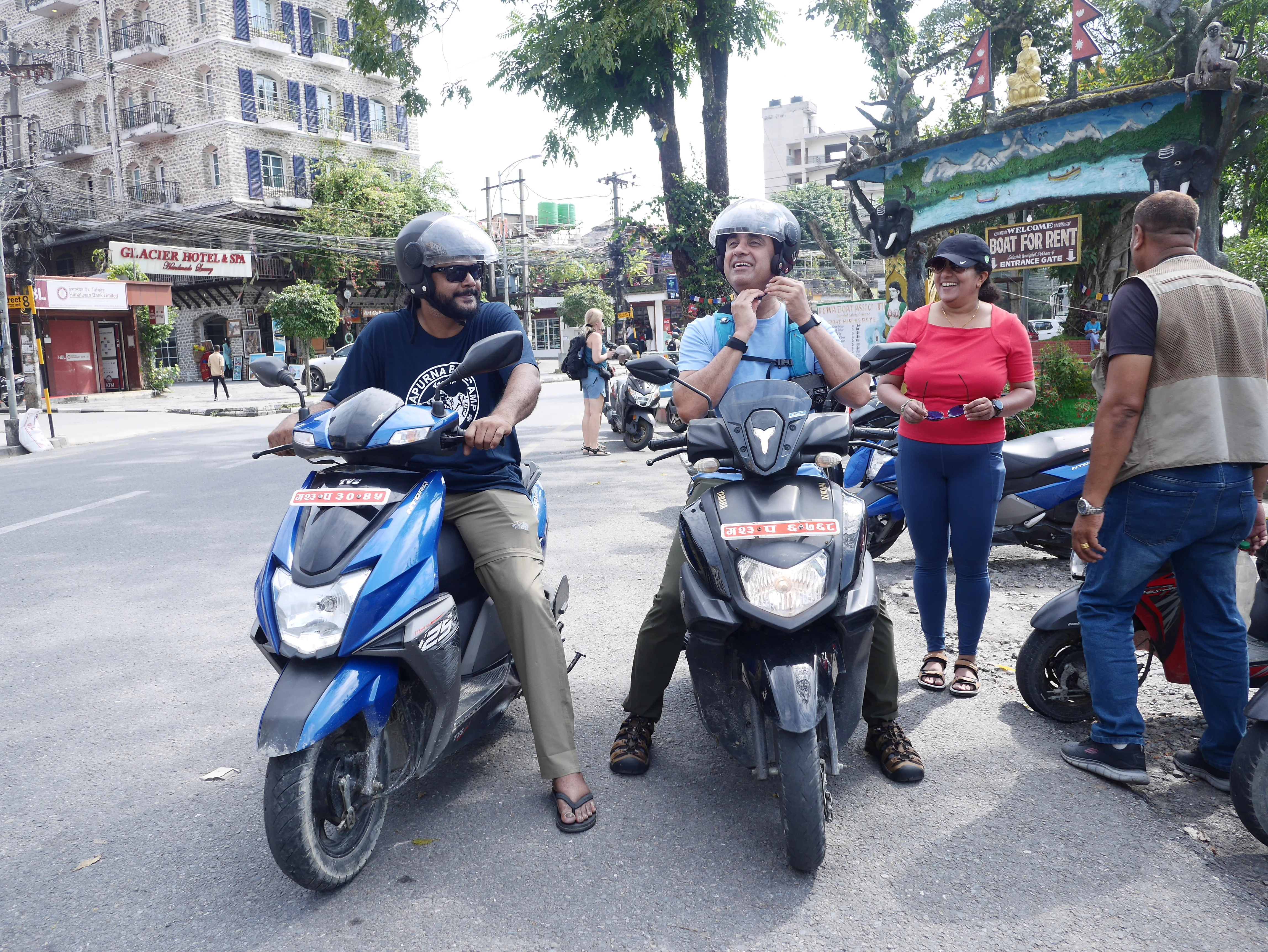 Scooter rental adventure begins